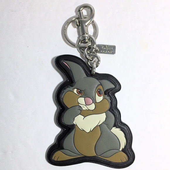 Coach Disney Thumper Keychain Bag Charm NWT - Picture 4 of 5